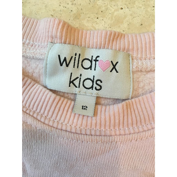 Wildfox Kids Pink Sweatshirt With Horse - Picture 2 of 3